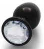 Bijou anal – átlátszó ékköves anális izgató 8x4 cm