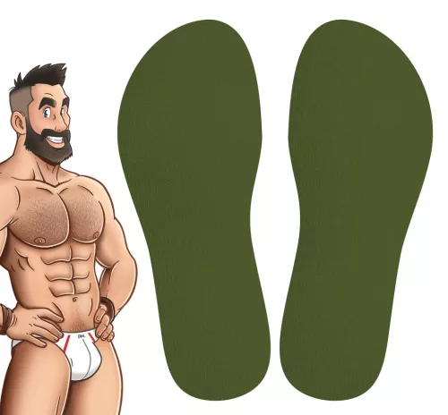 COLORS SneakXX – stílusos, magas szárú zokni khaki zöldben