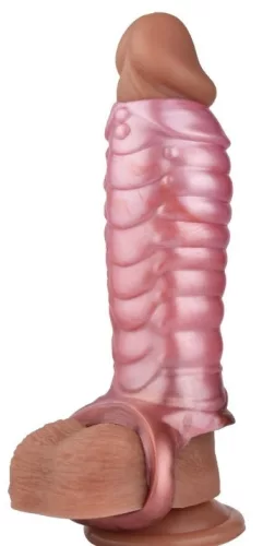 Dragscal – prémium péniszkabát, 13 x 5 cm, rózsaszín