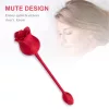 Szexjáték Kettős stimuláció, 10 mód, USB-töltés 6 cm fekete szilikon