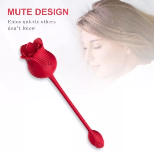 Szexjáték Kettős stimuláció, 10 mód, USB-töltés 6 cm fekete szilikon