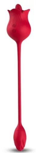 Szexjáték Kettős stimuláció, 10 mód, USB-töltés 6 cm fekete szilikon