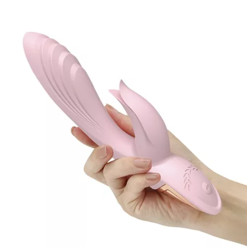 Vibro Rabbit Twist – Premium-Vibrator, sinnlicher Twist in Pink