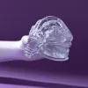 Átlátszó ívelt dildó – prémium öröm 13 x 4,5 cm