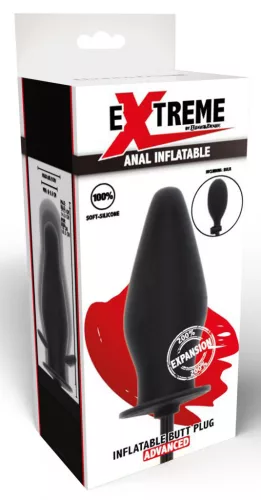Prémium felnőtt játék - 12 cm-es felfújható anál dugó