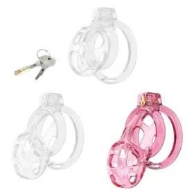   Cage de Chasteté Lock Cobra – prémium rózsaszín chastity eszköz