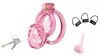 Cage de Chasteté Lock Cobra M – prémium rózsaszín chastity ketrec