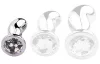 Bijou BEAN SILVER – prémium anális kiegészítő, S méret