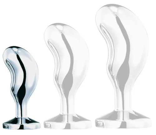 Bijou BEAN SILVER – prémium anális kiegészítő, S méret