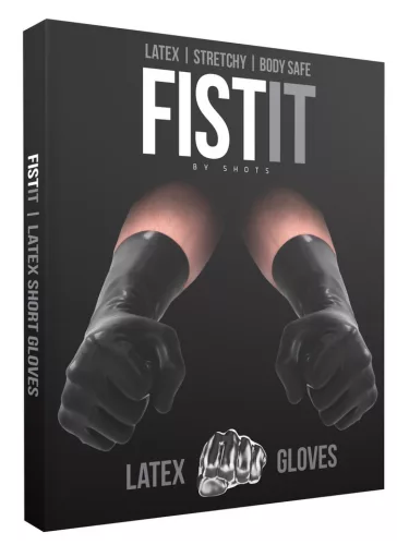 Fist It – prémium fekete latexfelanitó kesztyűk