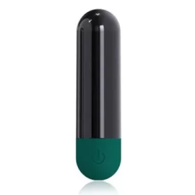 Mini-Vibro Gunbullet – zöld vibráló masszírozó 6,1 cm