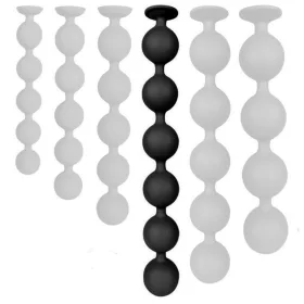 Bulby Butt Balls XL – prémium análdugó, 50 cm fekete