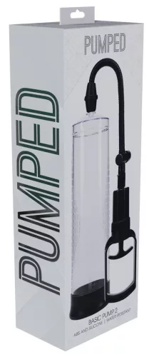 Basic Pump 2 – átlátszó péniszpumpa 20 x 5,8 cm
