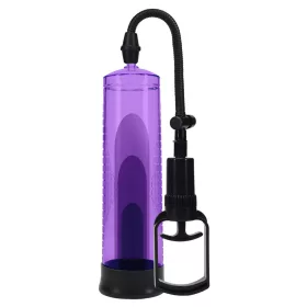 Basic Pump 2 – elegáns lila péniszpumpa 20 x 5,8 cm