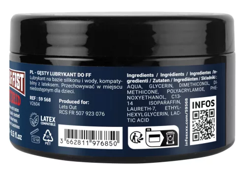 Fuck & Fist síkosító Hibrid, vastag 250 ml