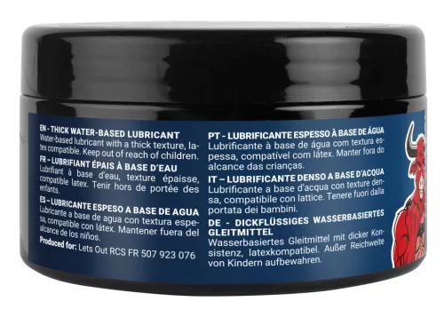 Víz alapú síkosító vastag állagú análhoz 250 ml