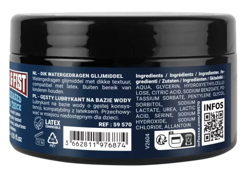 Víz alapú síkosító vastag állagú análhoz 250 ml
