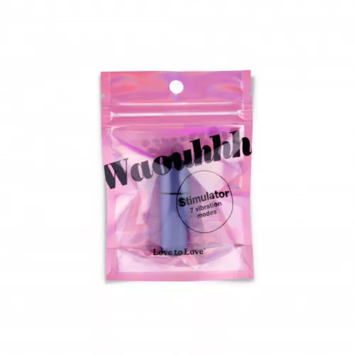 Waouhhh Vibrátor 7 mód, vízálló kisméretű indigókék