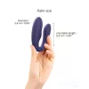 Match Up Vibrátor Kettős penetráció, Távirányítós, Rugalmas nyak 9 cm indigókék