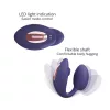 Wonderlover Vibrátor Flapping, Podwójna stymuláció, Távirányítós 9,8 cm indigókék