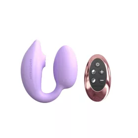   Wonderlover Vibrátor Podwójna stimuláció, Trzepocząca, Távirányítós 9,8 cm lila