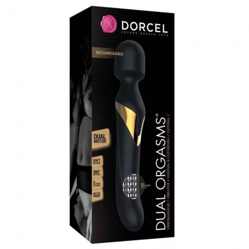 Dorcel vibrátor forgó, 7 mód, USB töltés 23,5 cm fekete vagy rózsaszín