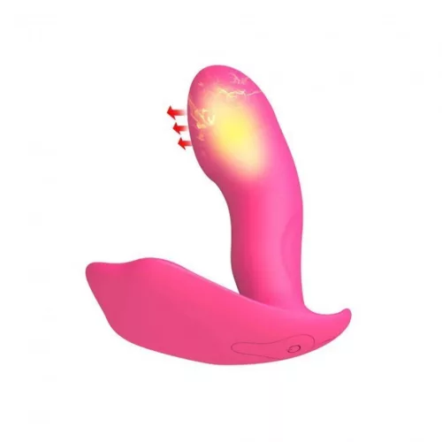 Marc Dorcel Vibrátor G-pont stimuláló, csikló- és krocsmasszírozó, fűtő funkció 7 cm fekete