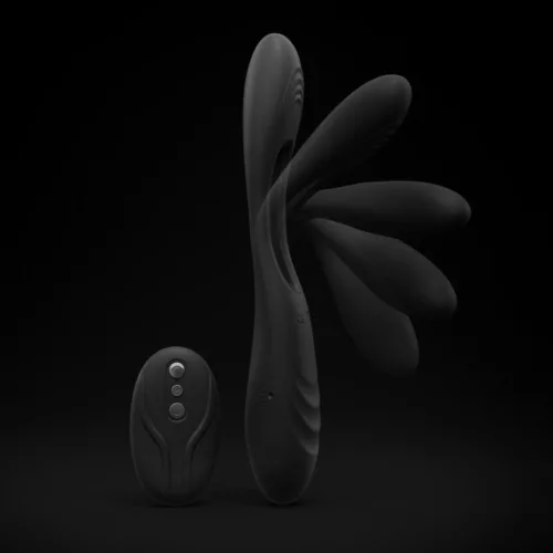 Marc Dorcel Vibrátor Kettős rezgés, Távirányítós 20 cm fekete