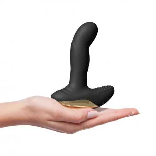 Dorcel Prosztata masszírozó Távirányítós, melegíthető, 7 mód fekete 13,5 cm