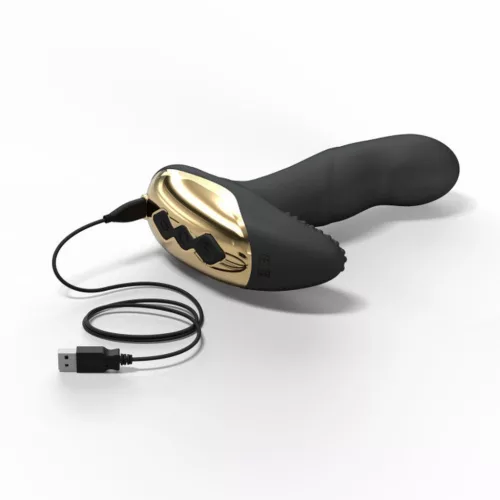 Dorcel Prosztata masszírozó Távirányítós, melegíthető, 7 mód fekete 13,5 cm