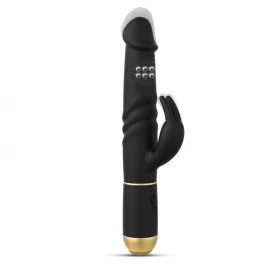   Dorcel Vibrátor Rezgő fej, 7 mód, USB töltés 27 cm fekete-arany