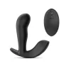 Dorcel vibrátor 10 rezgés, 5 forgó mód zakrzywiony szilikon 11,5 cm fekete
