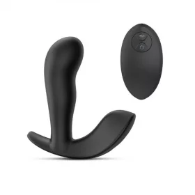   Dorcel vibrátor 10 rezgés, 5 forgó mód zakrzywiony szilikon 11,5 cm fekete