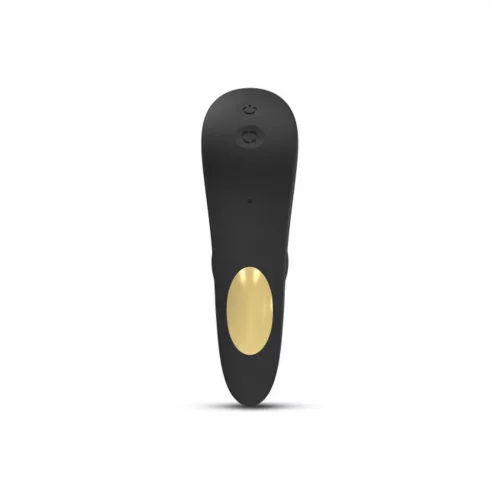 Dorcel vibrátor 10 rezgés, 5 forgó mód zakrzywiony szilikon 11,5 cm fekete