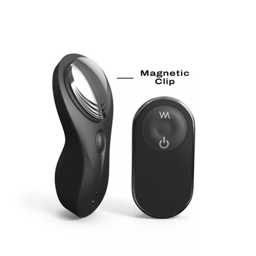 Discreet Vibrátor Ergonómikus, Csendes, Vízálló 9,3 cm fekete