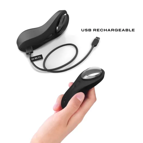 Discreet Vibrátor Ergonómikus, Csendes, Vízálló 9,3 cm fekete