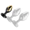 Biflower Anál plug sima, két színű 6 x 2,7 cm alumínium bázissal