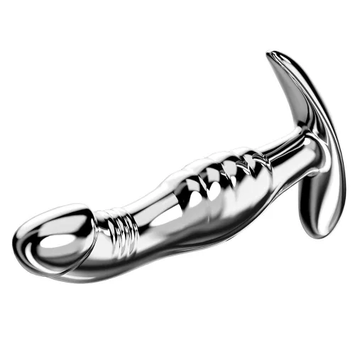 Anál plug alumínium, különböző textúrákkal 12 x 3,2 cm, L méret