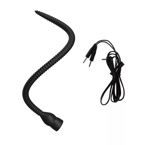 Elektro Stimuláló Szexjáték Rugalmas, Bordázott 18 cm USB töltés