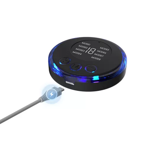 Elektro Stimuláló Szexjáték Rugalmas, Bordázott 18 cm USB töltés