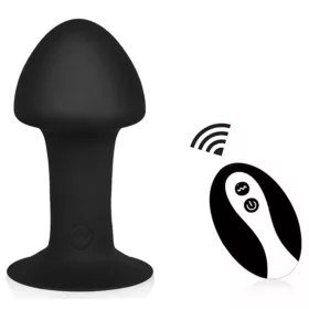   Szilikon anál plug 10 rezgésmód újratölthető vízálló 7 x 3,8 cm