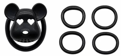 Bear Lock Kényszerzár ketrec ABS 5 cm fekete