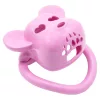 Bear Lock Kínzó ketrec ABS zárral 5 x 3,1 cm rózsaszín