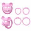 Bear Lock Kínzó ketrec ABS zárral 5 x 3,1 cm rózsaszín