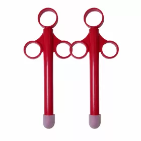 Síkosító pipetta 2 db beilleszthető 10x1,5 cm piros ABS
