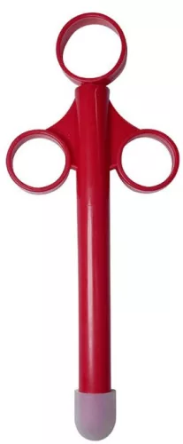 Síkosító pipetta 2 db beilleszthető 10x1,5 cm piros ABS