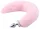 Fox Tail Anál plug 5,5 cm fekete 39 cm farokkal