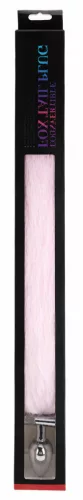 Fox Tail Anál plug 5,5 cm fekete 39 cm farokkal