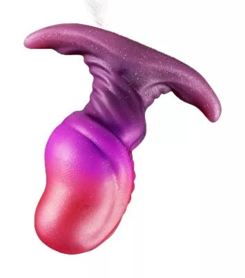 Anál plug Rücskös, széles alappal 54 cm fekete színű szilikon Beanyx