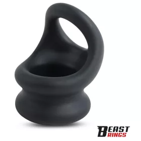   Penastor Heregyűrű Két Méretű Szilikon 25-30 mm Fekete 3 cm magas